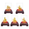 Yousheng Goldenes Pferd Figur Bringt Glück Reichtum Chinesischer Stil Pferdestatue Fengshui Dekoration Heim Büro Schreibtisch Ornament