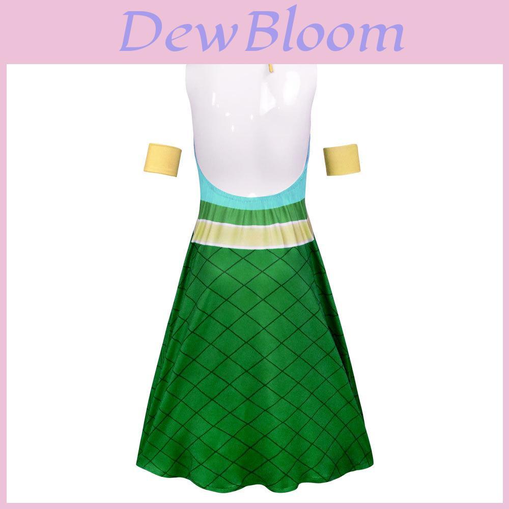 Fairy Tail Wendy Marvell Cosplay Costume For Anime Role Play With Spandex Material For Women