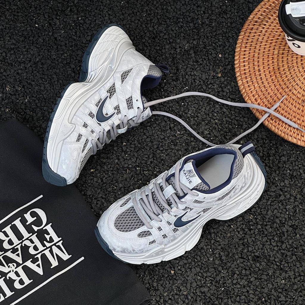 Platform dad shoes women 2025 new autumn retro versatile casual shoes mesh breathable sneakers running shoes tide