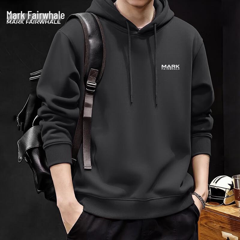 Mark Fairwhale Men's Loose Fit Hooded Sweatshirt