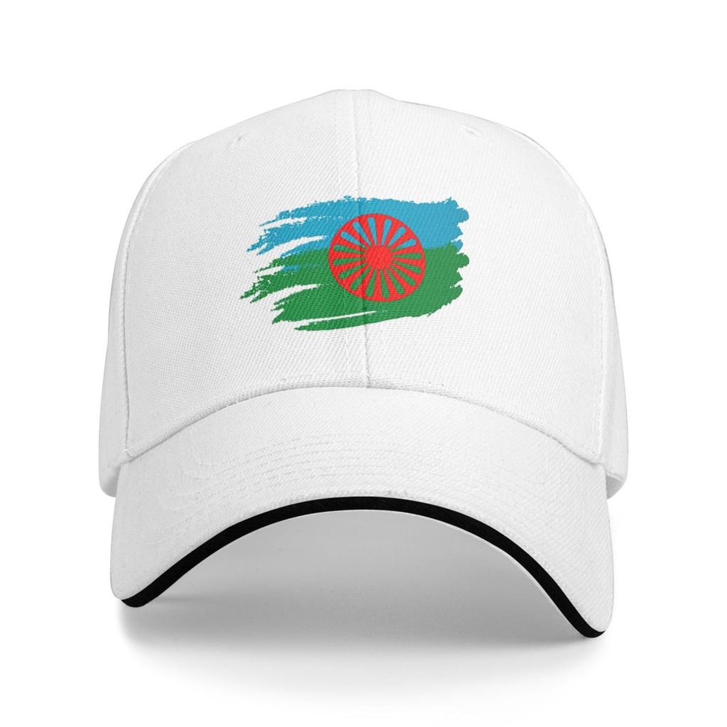 Unisex Baseball Hats Rom Gypsy Romani Flag Outdoor Streetwear Summer Sports Baseball Caps Hip Hop Cap Casquette Hats