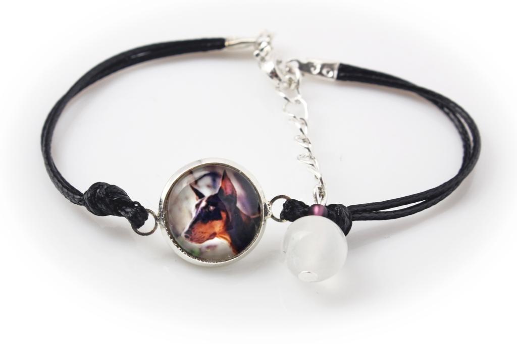 Dobermann, Doberman Pinscher, Dobie - Bracelet with Your Photo Handmade, Unique Jewelry from the Art-Dog Brand