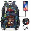 Teddy bear game merchandise USB teen student schoolbag men and women leisure large capacity travel backpack