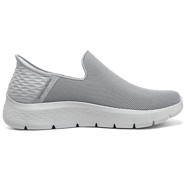 Skechers Go Walk Flex Slip-On Technology Mesh Round Toe Low-Top Casual Shoes Men sneakers Gray White 216491-LTGY