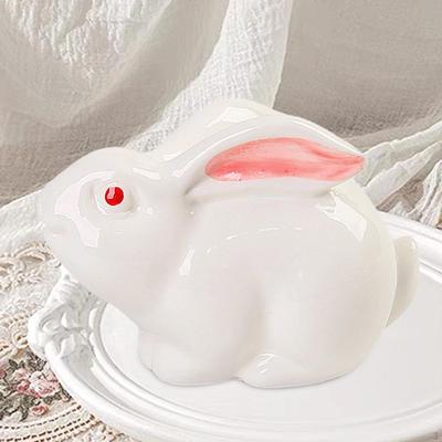 Figur, Keramische Tierfigur, Modernes Dekoratives Ornament zum Sammeln, Geeignet für Paare