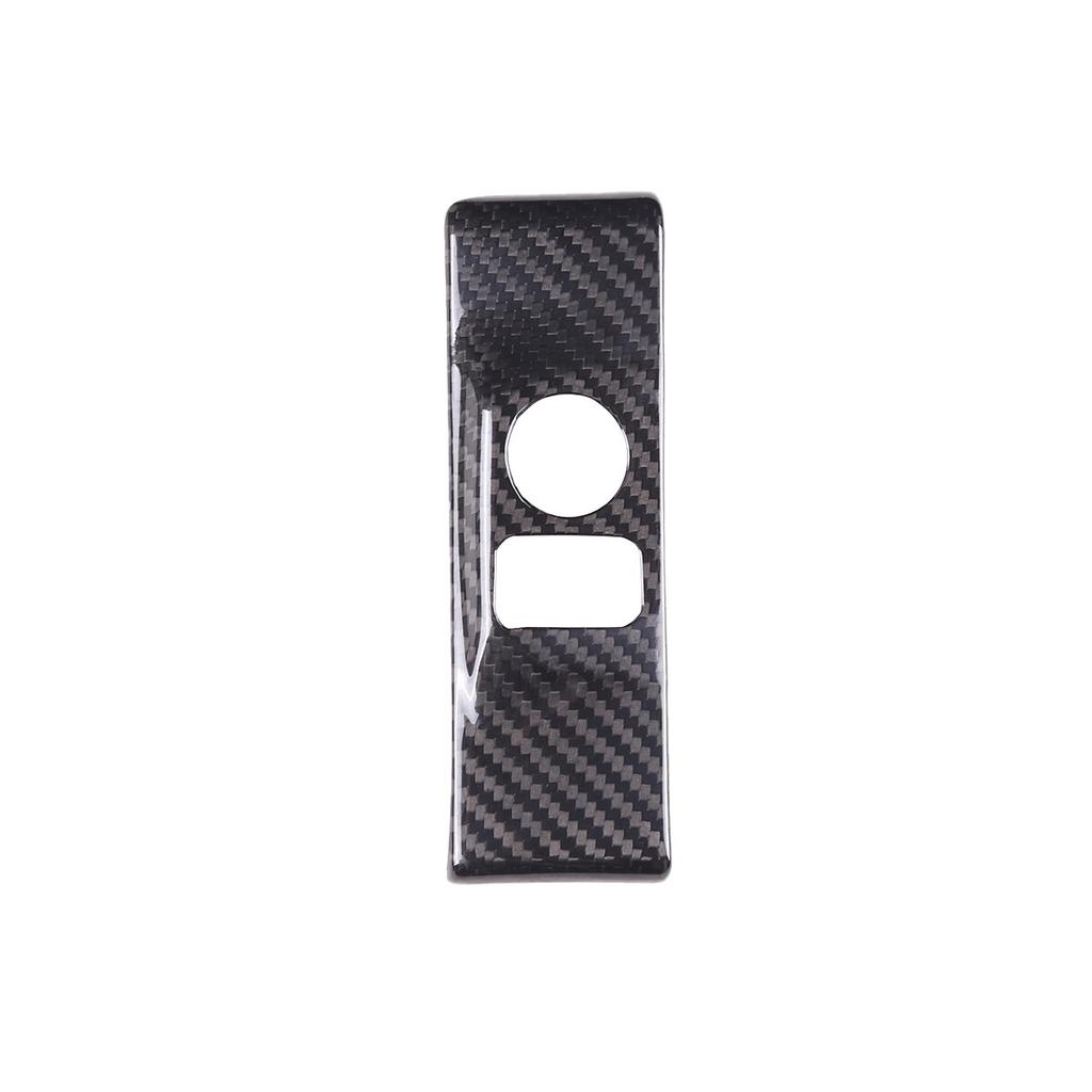 REAL Carbon Fiber Headlight Switch Button Trim Cover For Nissan GTR R35 2008-16