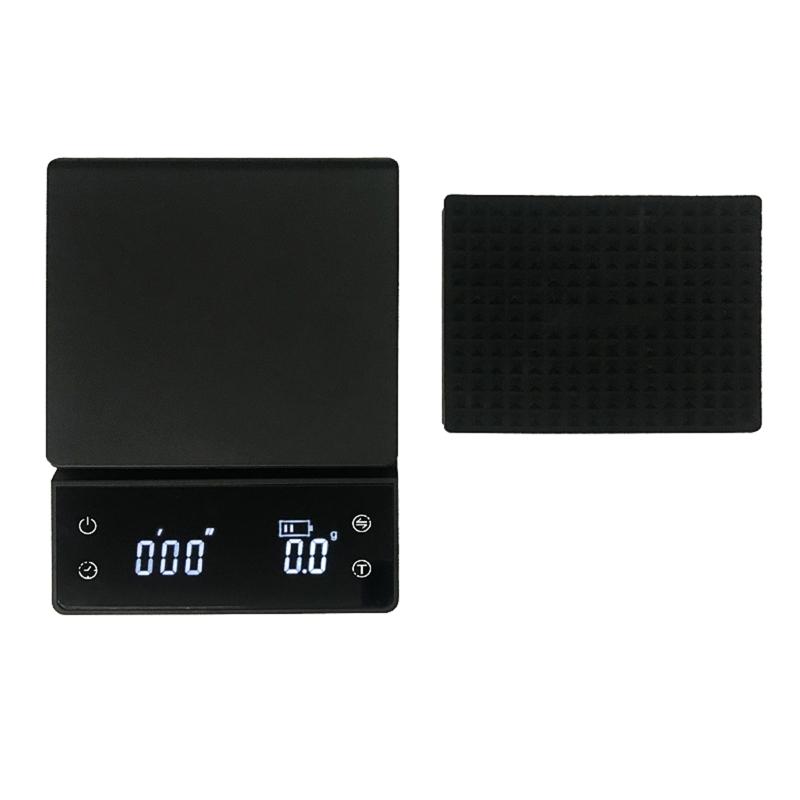 

Digital Coffee Scale for The Pour Over Coffee Maker Timer & Tare Function Hand Brewed Coffee Espresso Maker LED Display 1