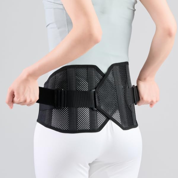Bonbone Pro Hard Slim 2024 Model, Black, Size L, Waist Corset, Supporter, Waist Belt, for Fixing the Lower Back