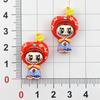 Mini Christmas Resin Figurines: DIY Hair Clips, Keychains, Phone Cases, Fridge Stickers