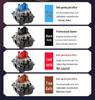104-Key Mechanical Gaming Keyboard - Multicolor Switches for E-Sports & Office