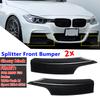 Fog Lamp Cover Trim Front Canards Splitter For BMW F30 F31 F35 M Sport 320i 325i 328i 335i 2012-2019 Front Bumper Lip Body Kit