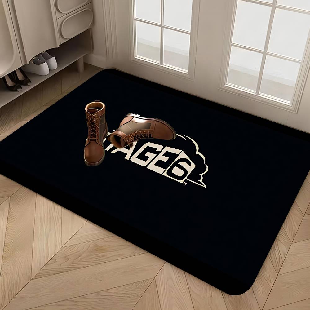 Fashion S-Stickers S-Stages 6 Entrance Door Mat Washable Non-Slip Living Room Sofa Chairs Area Mat Kitchen Welcome Doormat