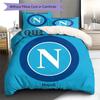 SSC Napoli Custom Name Pattern Bedding,Quilt Set Quilt Cover Pillowcase Home Birthday Gift(1 * duvet cover + 2 * pillowcase, without core)