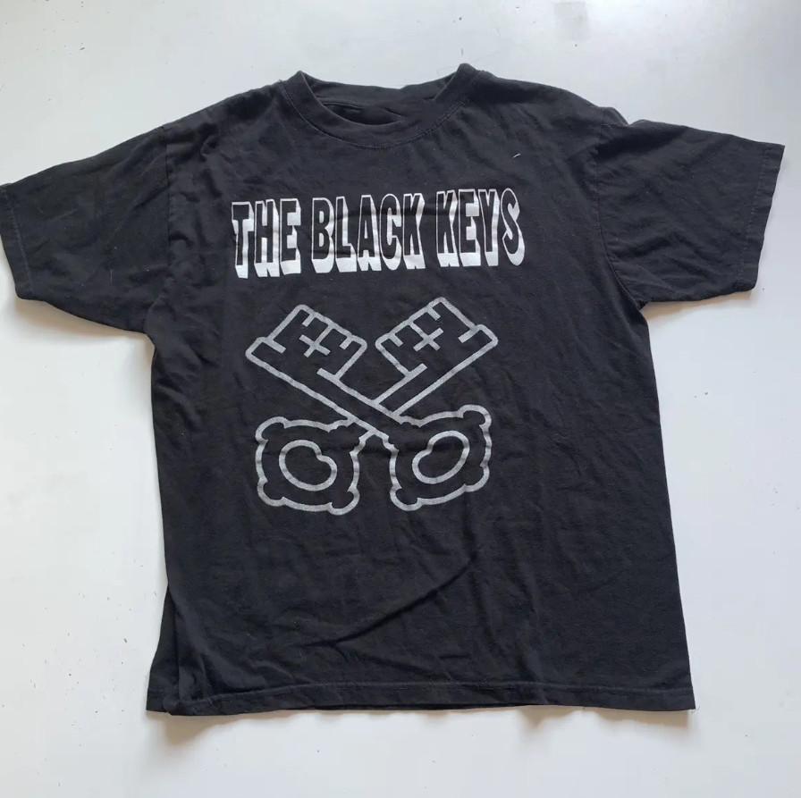 The Black Keys Band Unisex Adult Black T-Shirt Full Size WA621 Unisex T-Shirt XXL