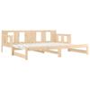 Pull Out Daybed Solid Pine Wood 2x(90x190) Cm