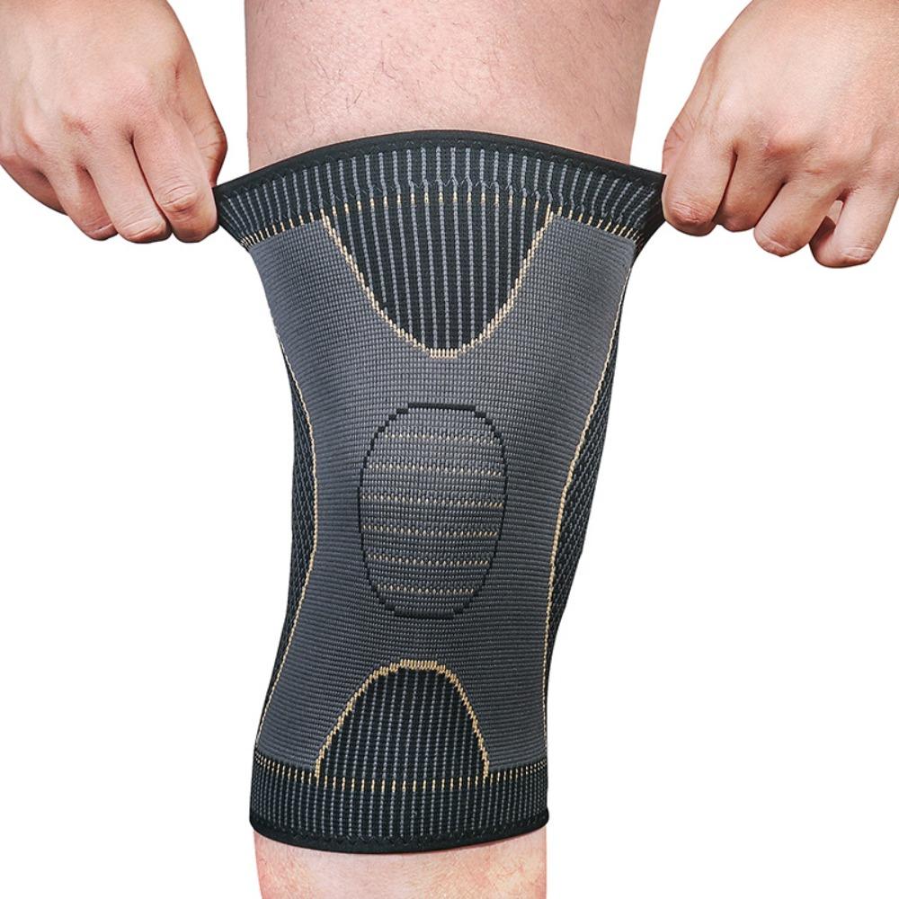 

Fiber Patella Protect Band Breathable Badminton Knee Brace Running Knee Brace Outdoor Sports XL