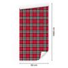 Red and pink checkered wallpaper for living room and bedroom 50x1000