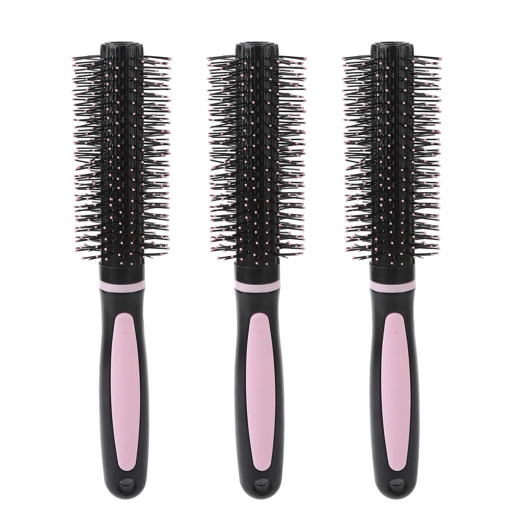 3pcs Round Hair Brush Slipless Curling Roll Comb Hair Styling Brush Home Use for Blow Drying