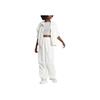 Adidas Originals Embroidered Logo Zip-Up Collar Long-Sleeve Windbreaker Women Windbreaker White IS2695