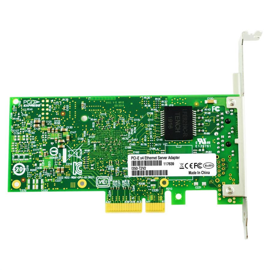 2 X RJ45 Server Adapter I350-T2V2 Card Adapter Gigabit Ethernet 10/100/1000Mbps