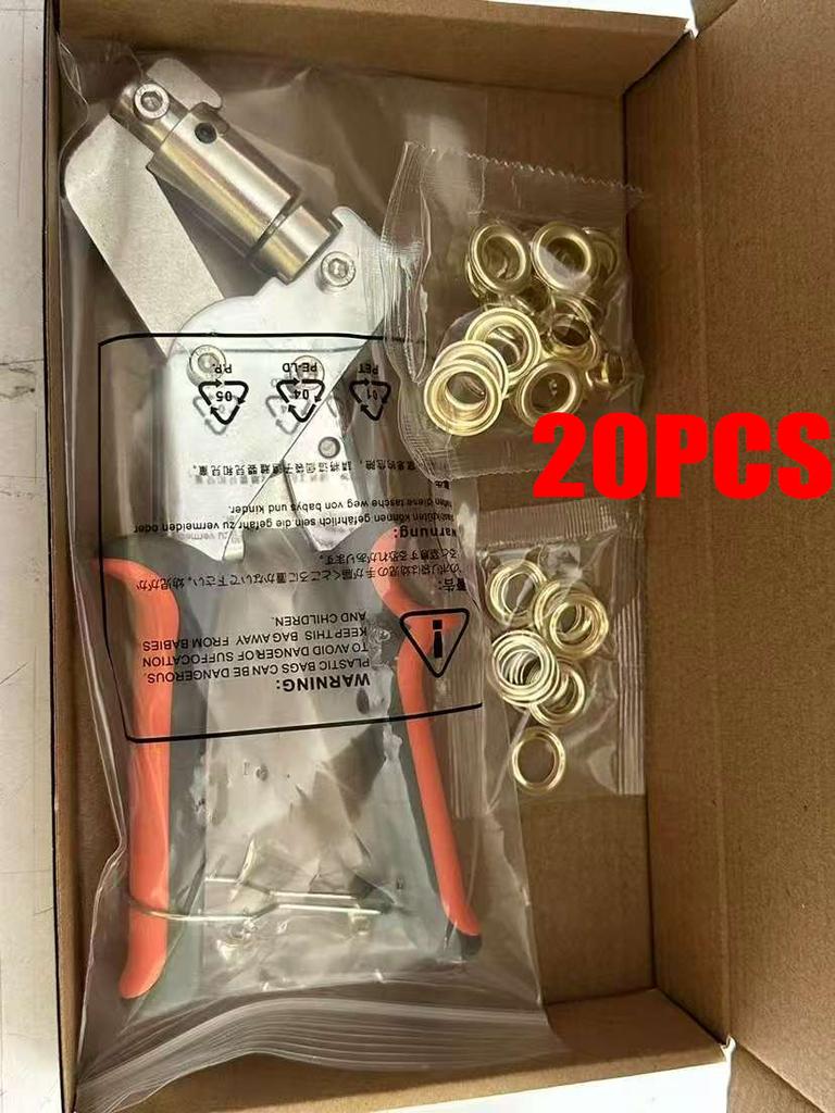 10.5mm Aireye Clamp Buckle Protection Ring Set Portable Hole Protection Ring Hand Pressure Clamp Manual Puncher