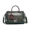 Dámská kabelka v retro designu z pravé kůže Outdoor Travel Casual Crossbody taška přes rameno Multi Pocket