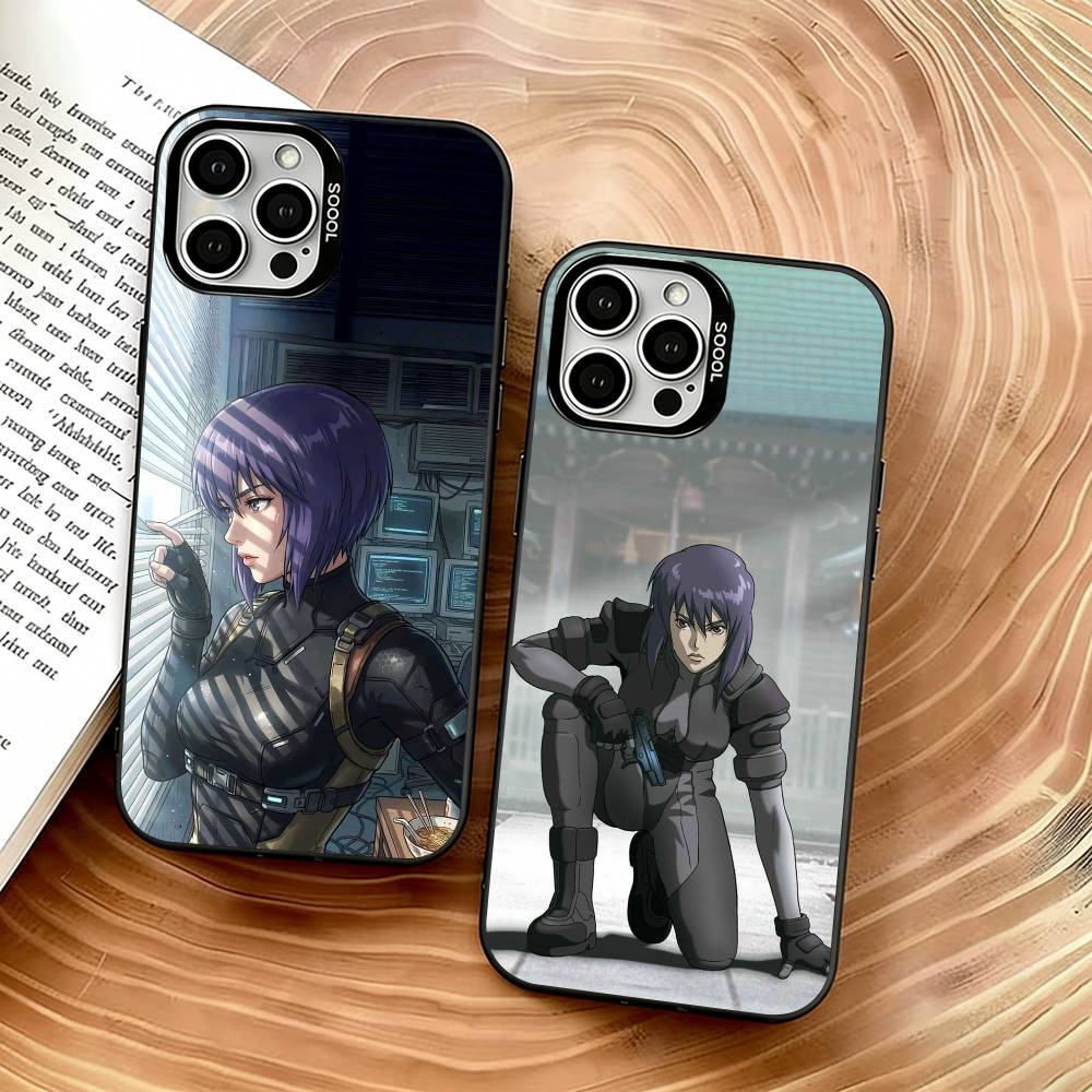 Ghost In the Shell Phone Case For iPhone 17,16,15,14,13,12,11 Plus,Pro Max,XS,Colorful Silver Phone Case Funda Cover
