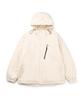 Hervino Convertible Fleece Layered Woven Jacket [Cream]