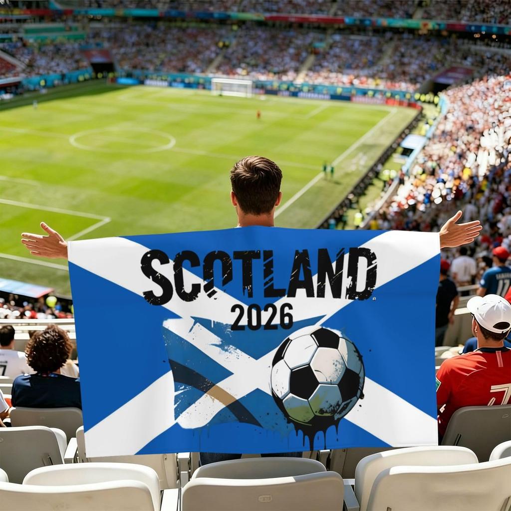 South Africa 2026 Soccer Fan Cape Lightweight Portable Supporter Flag Scarf Stadium Accessory for World Cup Events and Sports Gatherings