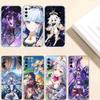 Genshin Impact Transparent Phone Case for Motorola Moto Edge 20 30 40 50 S30 Fusion Ultra Pro Neo Lite + G200 G23