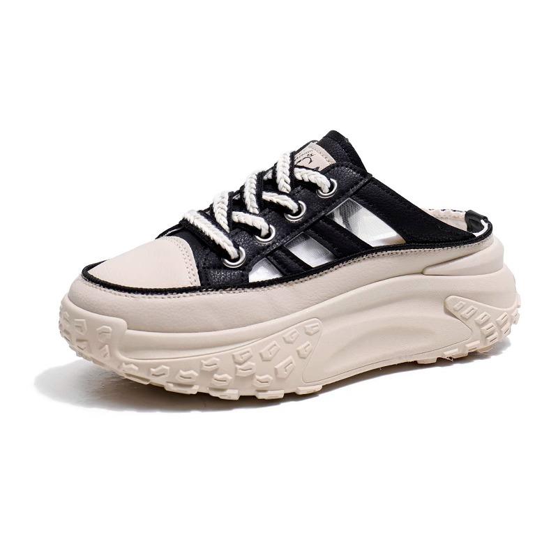 Foreign trade women's shoes feel like stepping on shit, pregnant women's hole shoes, women's summer outer wear bag head sandals are not ti