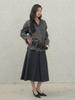 Deoenel Pleated Skirt - [Grey]