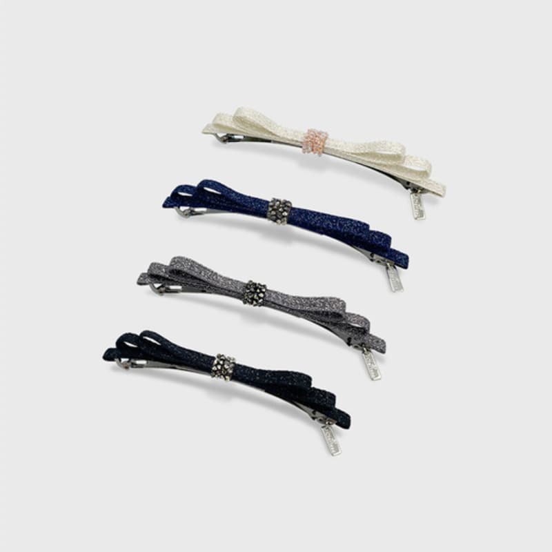 Jean Paul Clarisse Crystal Point Ribbon Auto Pin-L JP-23-337AB