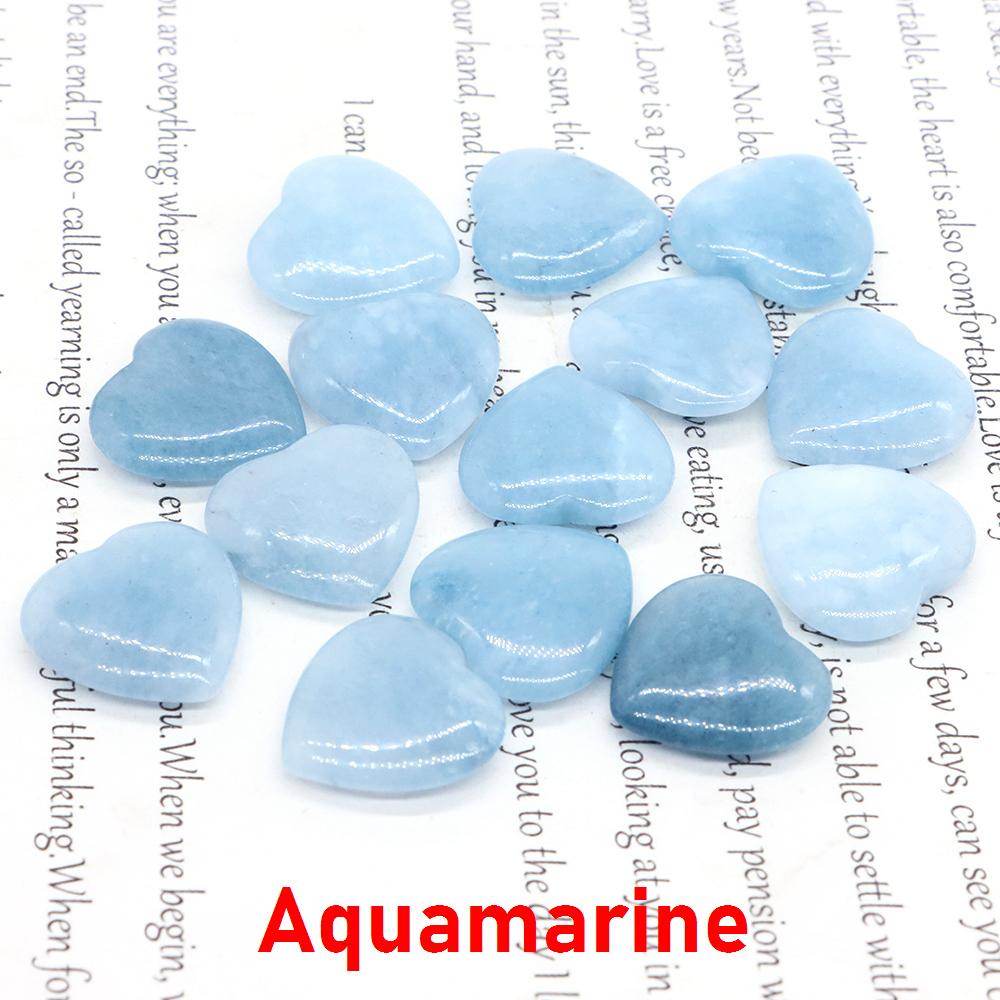 20Mm Mini Stone Heart Shape Crystal Home Decoracion Statue Natural Rose Quartz Reiki Healing Gemstone Pocket Gift Massage 5Pcs