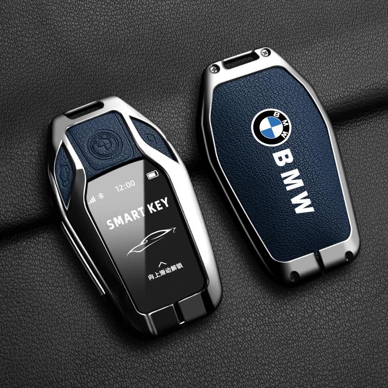 Autoaufkleber Heiß 2025 Auto Schlüsselabdeckung Hülle Tasche Für BMW 5 7 Serie G11 G12 G30 G31 G32 I8 I12 I15 G01 G02 G05 G07 X3 X4 X5 X7 Auto I