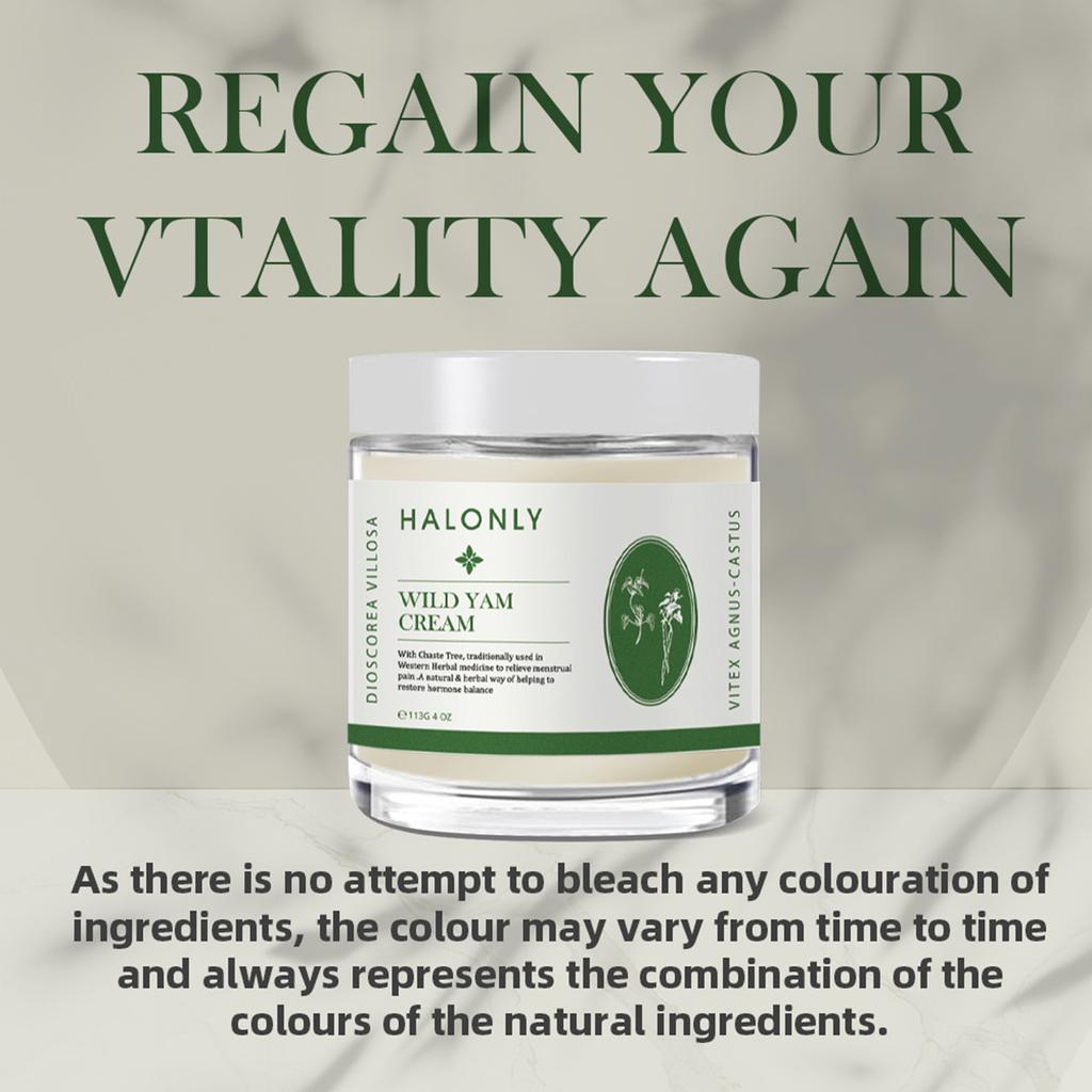 Wild Yam Hormone Balancing For Relieving Menopausal Symptoms And Supporting Menstruation Such As Hot Flashes And Night Sweats