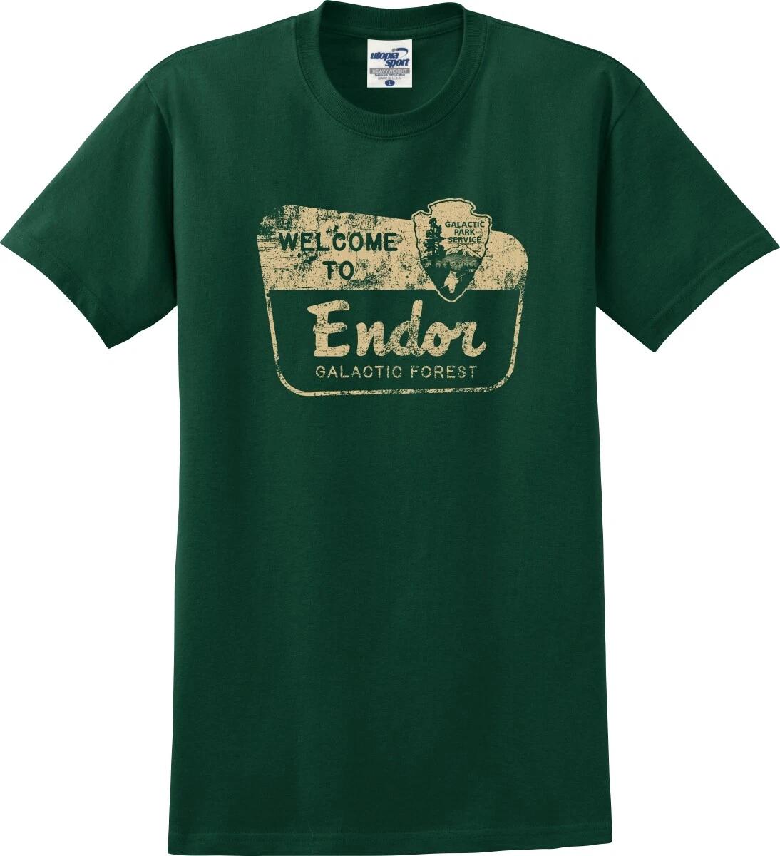 Welcome to Endor Galactic Forest Funny Unisex T shirt (S-5X) M