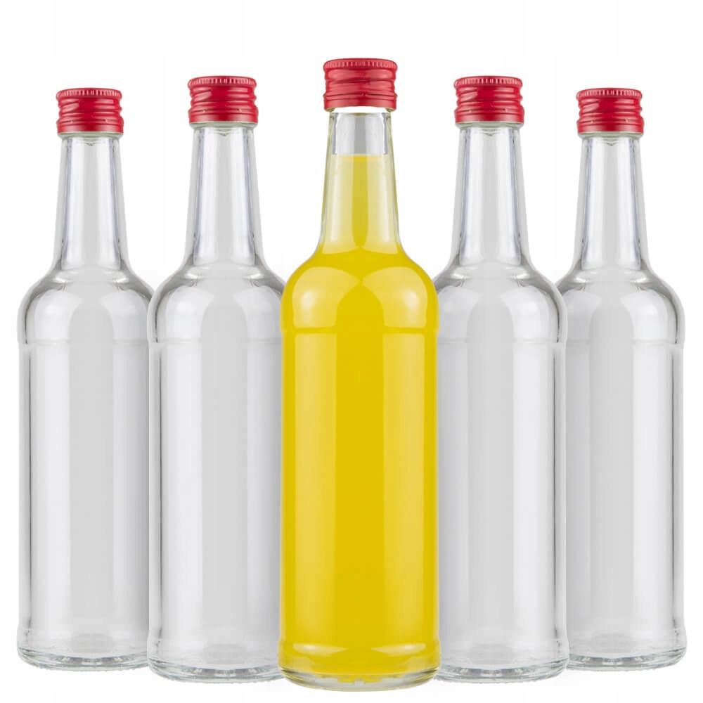 50X Butelka Monopol 100Ml Butelki Monopolowe Szklane Na Alkohol Wino Syrop