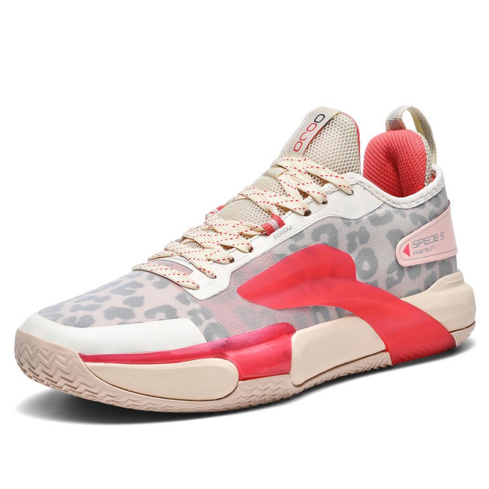Men's and Women's Low-top Basketball Shoes Mesh Cloth Surface Couple Wear-resistant and Non-slip Training Shoes