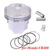 56mm 13101-MV4-000 Motorcycle Piston Rings Kit For Honda CB400 CB-1 CBR400 NC23 NC29 CBR400 CB400 Super Four CB 400 VTEC