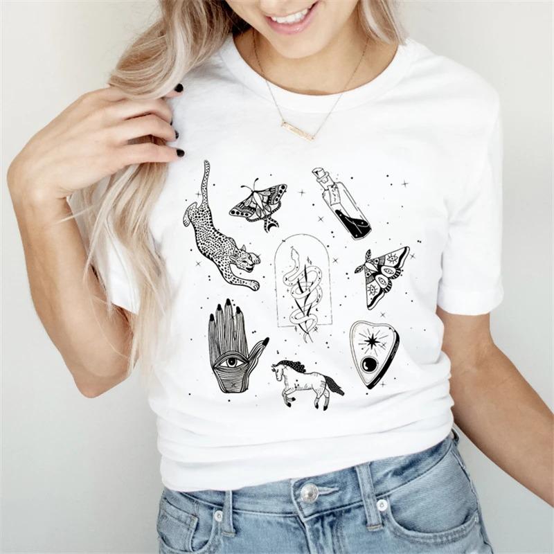 

Клубничная футболка Женская Тренд 90-х Новая Женская Футболка Мода Белая Футболка с Коротким Рукавом Графический Топ Принт Женская Одежда 4XL