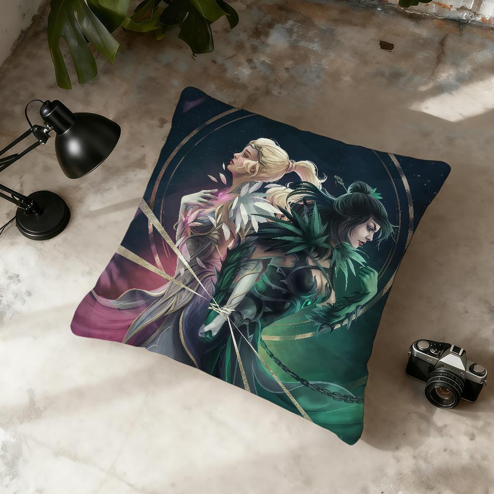 G-Guild Wars 2 Game cushion cover Home Office Convenient Nordic Simplicity Hit With Zipper Cushion Cover 30cmx30cm
