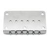Musiclily 10.5mm String Spacing Hardtail Bridge for Fender Stratocaster/Telecaster 6-String Electric Guitars, Chrome