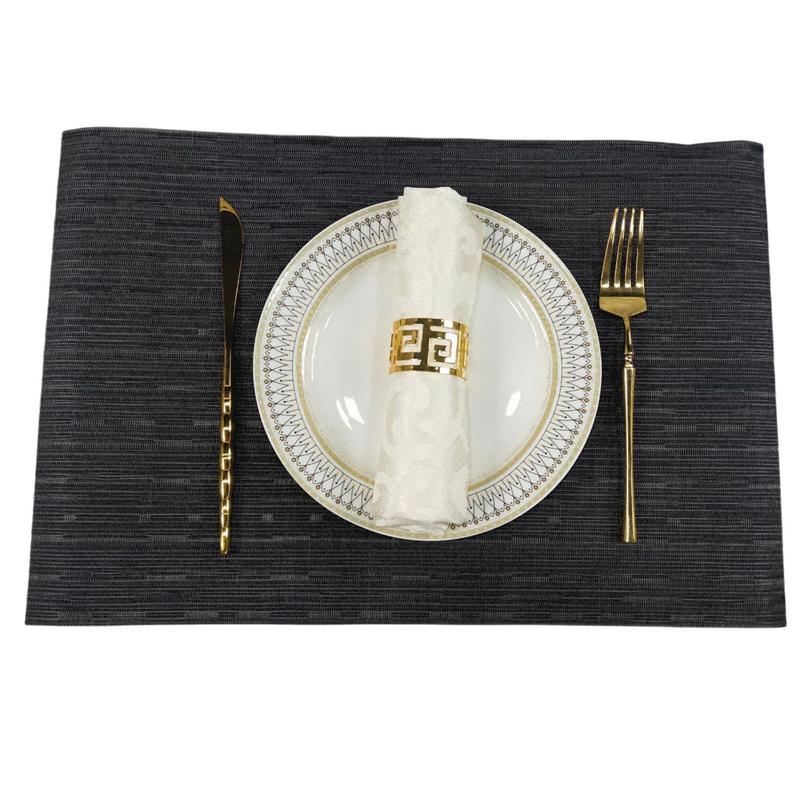 Suport de pahar țesut din PVC Antibacterian Anti-mucegai Covorașe de masă Antiderapant Covoraș pentru mâncare occidentală Izolație Covoraș de masă Covoraș de bucătărie pentru luat masa