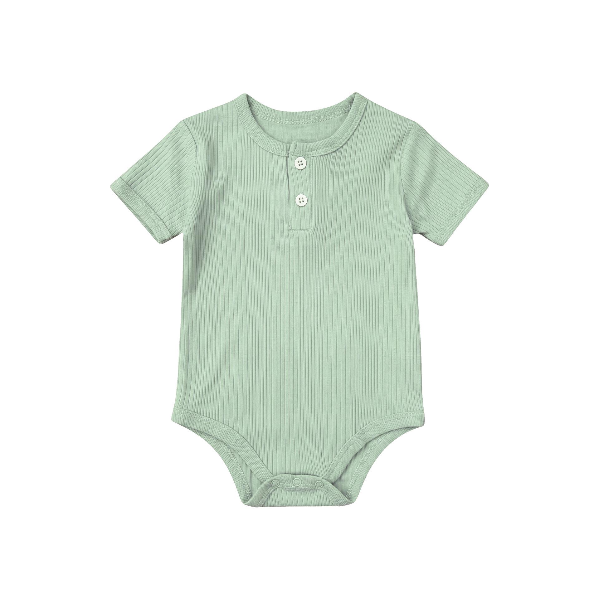 Newborn Short Sleeve Cotton Bodysuit - Unisex, All-Season Romper 100 cm