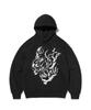 Flame Skull Hoodie [Black]