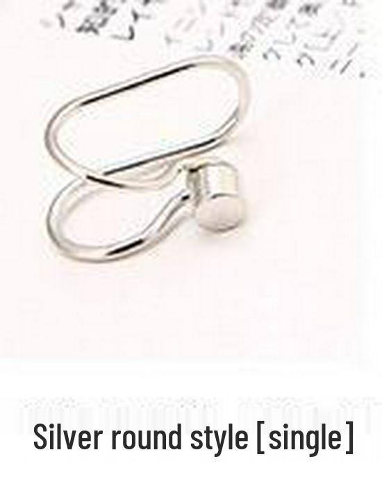 Korean Pearl and Diamond Star Ear Cuffs - U-Shaped Temperamental Stud Earrings