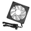 Computer Cooling Fan ARGB PWM Temperature Control High Airflow Silent Chassis Cooling Fan for CPU Cooler Computer Case