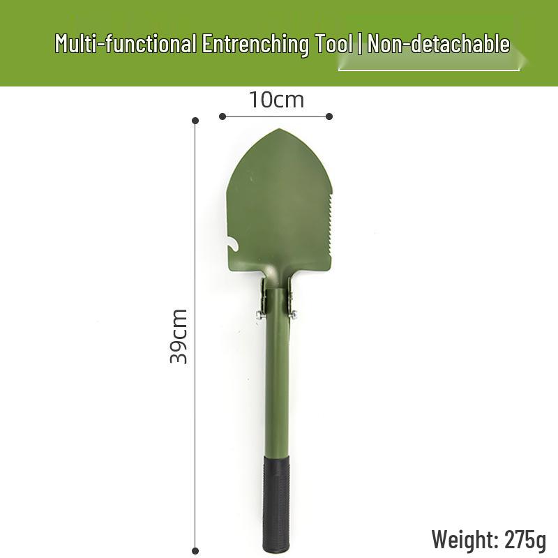 Compact Multipurpose Emergency Shovel: Folding Design for Engineers, Fishermen, and Outdoor Use