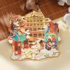 Dunhuang Cultural 3D Embossed Chinese Style Refrigerator Magnet Souvenir